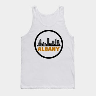 Life Is Better In Albany - Albany Skyline - Albany Tourism - Albany Skyline City Travel & Adventure Lover Tank Top